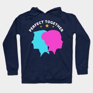 Husband Wife, GF BF Couples Group Hoodie